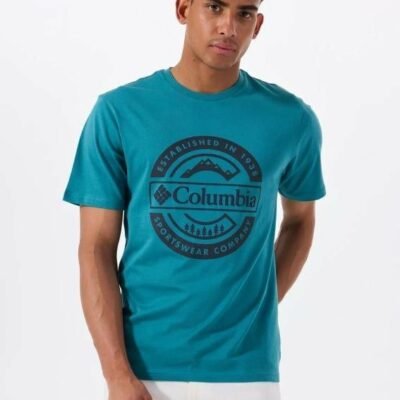 Columbia CSC Button Badge Men's Short Sleeve T-Shirt